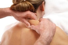 Massage for osteochondrosis of the cervical back