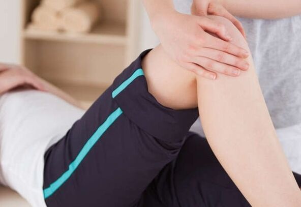 Joint massage of the knee for arthritis